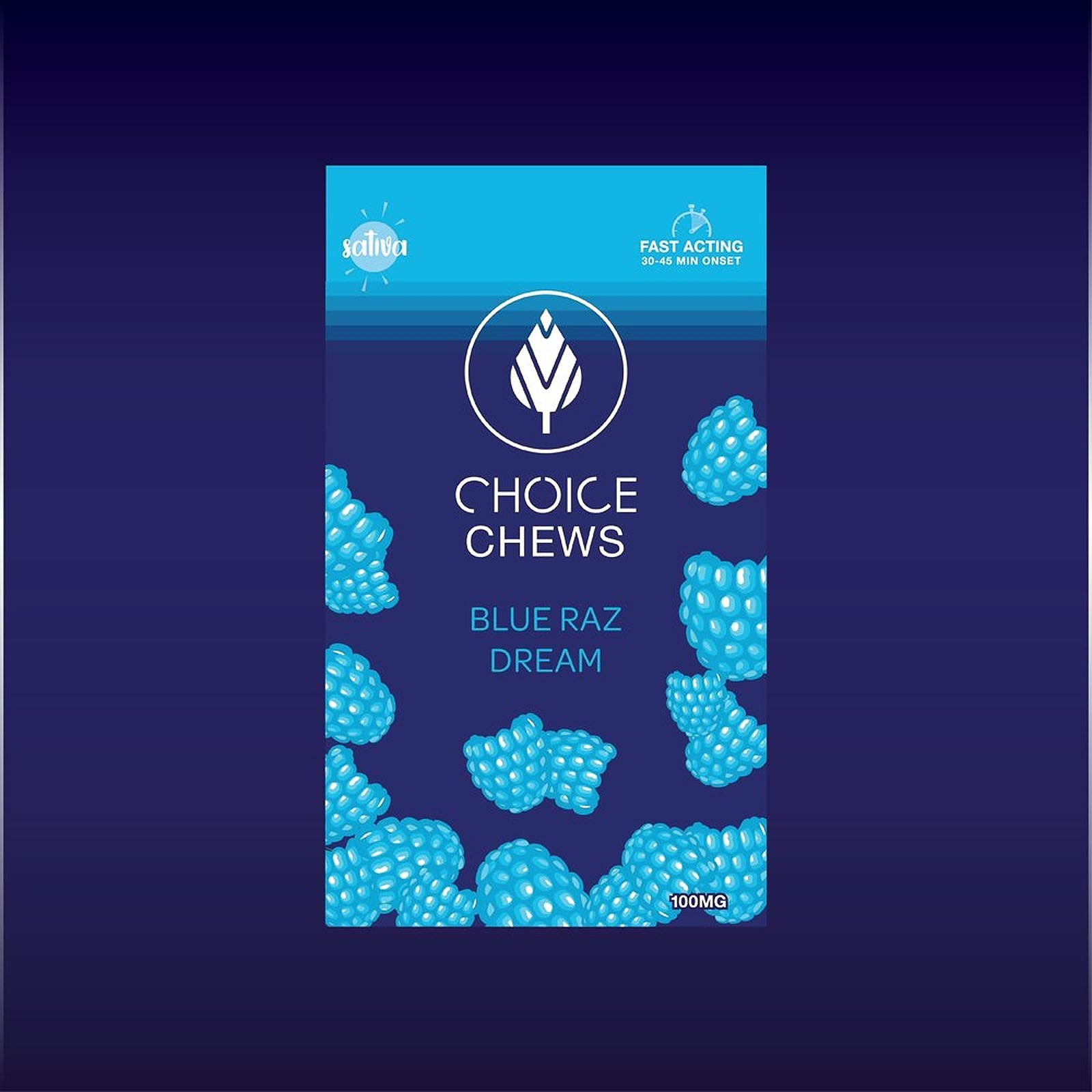 Blue Raz Dream Sativa Gummies